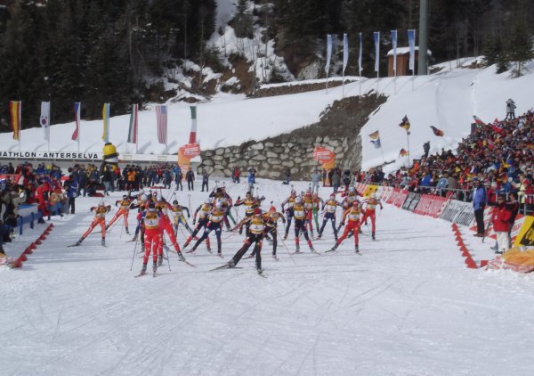 Zur Zeit kaum zu schlagen - die deutschen Biathlon-Damen