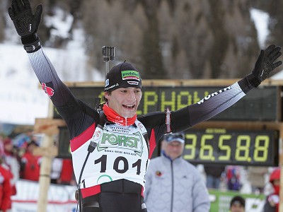 Doppel-Weltmeister Christoph Stephan im Ziel