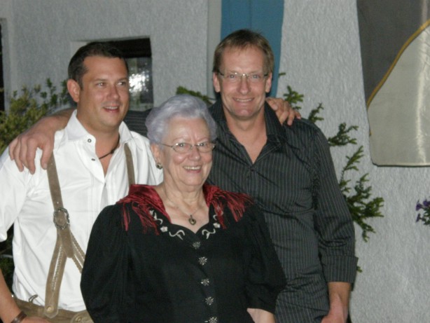 Friedrich Liebhart, Marlene Liebhart und Christoph Langen