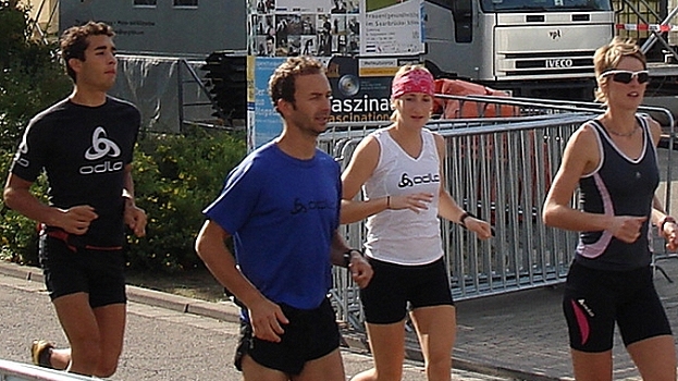 Martin Fourcade, Vincent Defrasne, Marie Laure Brunet und Sandrine Bailly