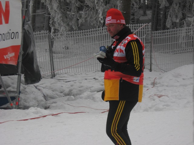 Jochen Behle heute an der Strecke