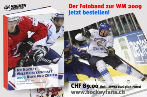 Der hockeyfans.ch Bildband kann jetzt noch zum Spezial-Preis bestellt werden.<br/>