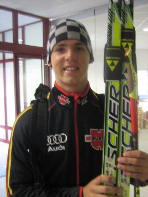 Simon Schempp nach dem Training