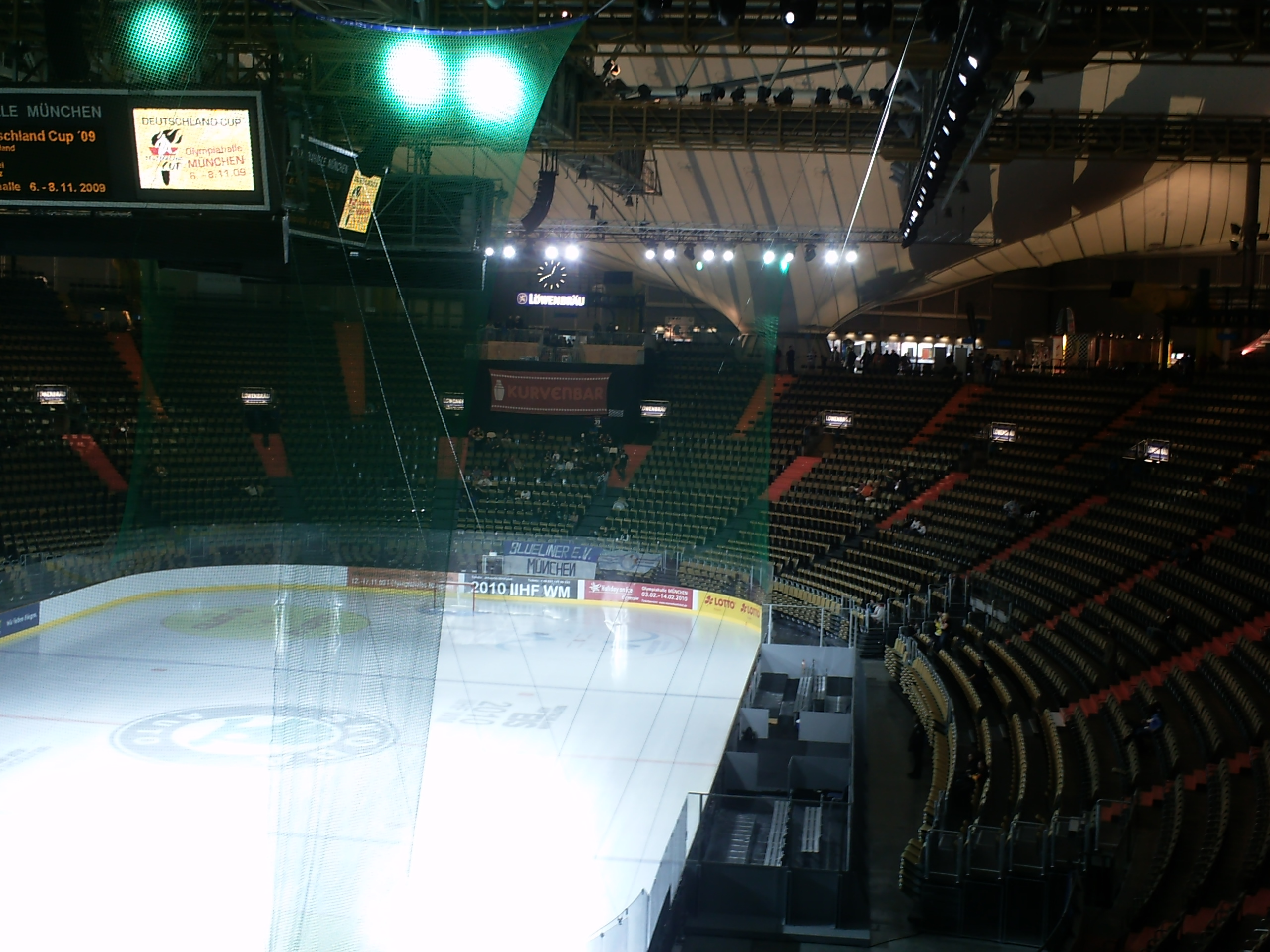 Olympiahalle vor Spielbeginn