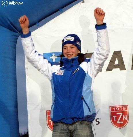 Elena Runggaldier gewann das letzte Springen der Damen im Sommer