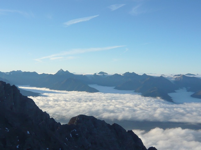 Die deutschen Biathleten trainierten ber den Wolken ( www.promoart.de)