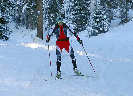 Bernhard Gruber beim Skating-Training in Seefeld ( SV)