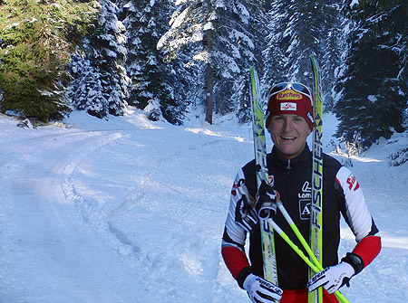 David Kreiner freute sich ber die ersten Trainingseinheiten auf Schnee ( SV)