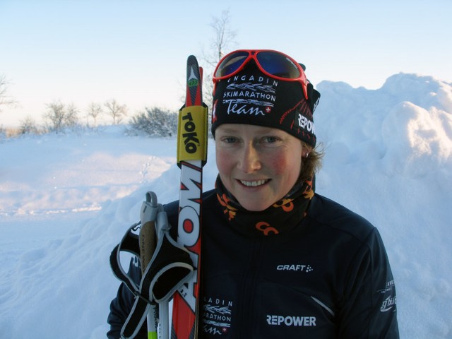 Seraina Mischol beim Trainingslager in Kiruna ( www.serainamischol.ch)