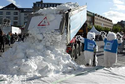 Schneelieferung