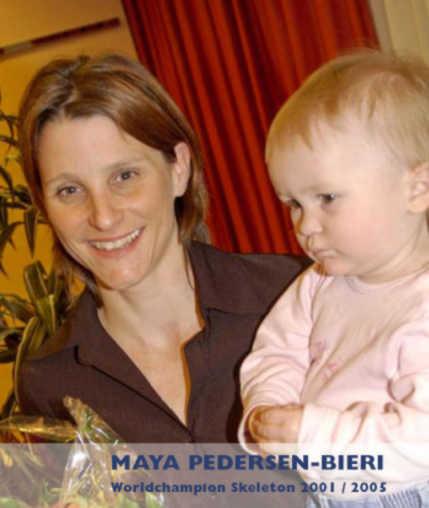 Maya Pedersen mit ihrer Tochter Miriam