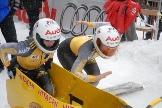 Zweierbob Weltcup Doppelveranstaltungen in St.Moritz